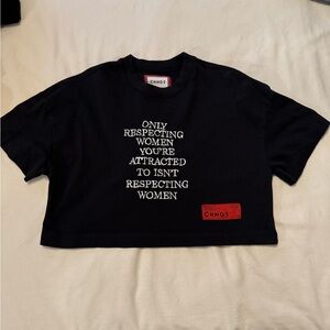 CHNGE Crop Top - Respect Women